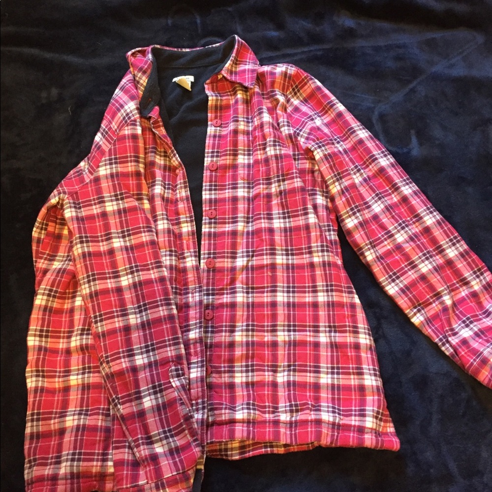 L.L. Bean fleece lined flannel